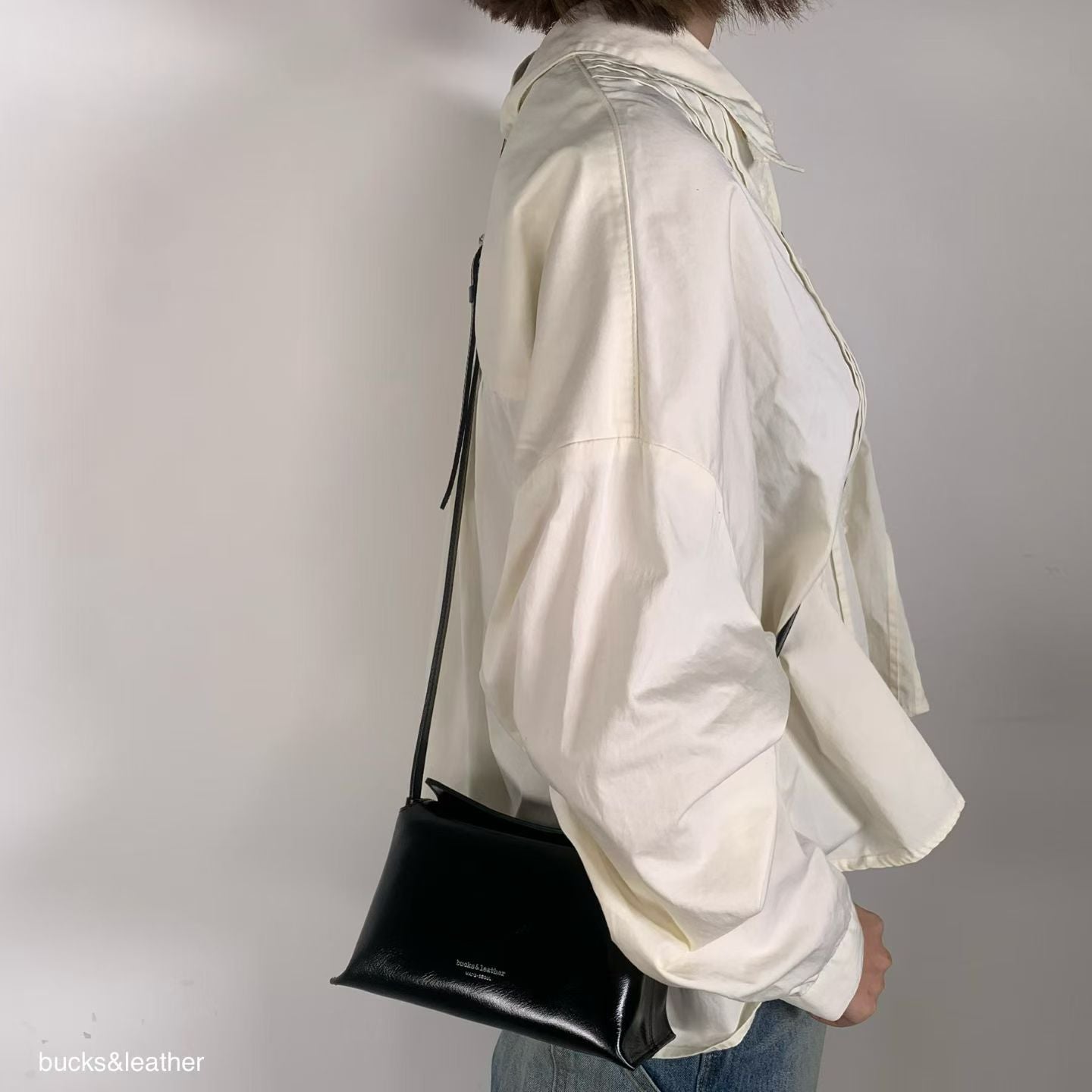 Real Leather Flap Bag 新款亮面牛皮￼
