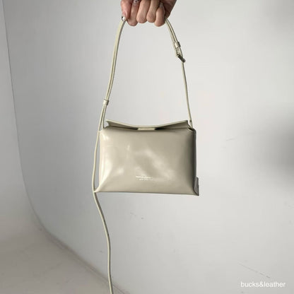 Real Leather Flap Bag 新款亮面牛皮￼