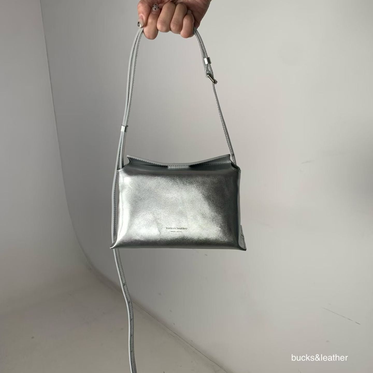 Real Leather Flap Bag 新款亮面牛皮￼