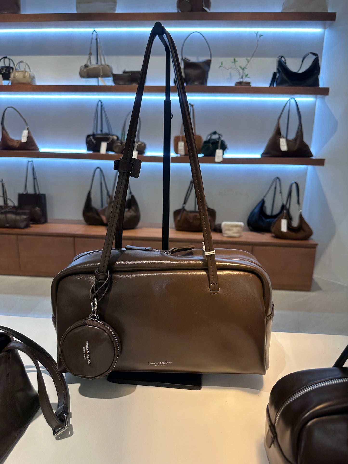 Real Leather Box Bag 大號