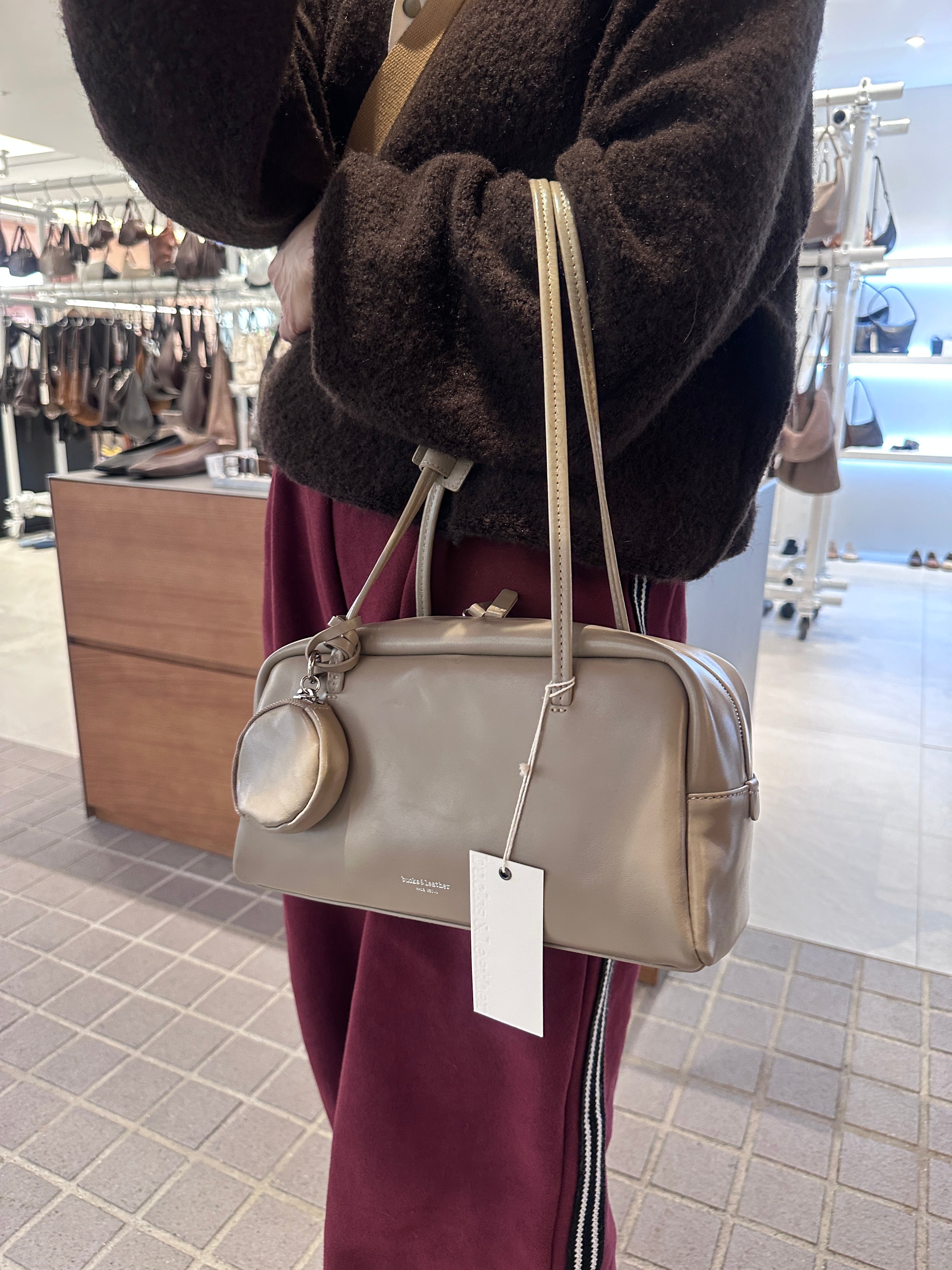 Real Leather Box Bag 大號