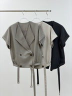 Short Button Up Blazer
