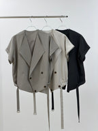 Short Button Up Blazer