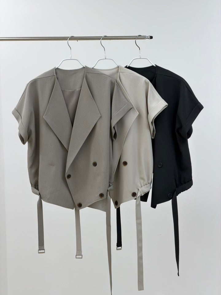 Short Button Up Blazer