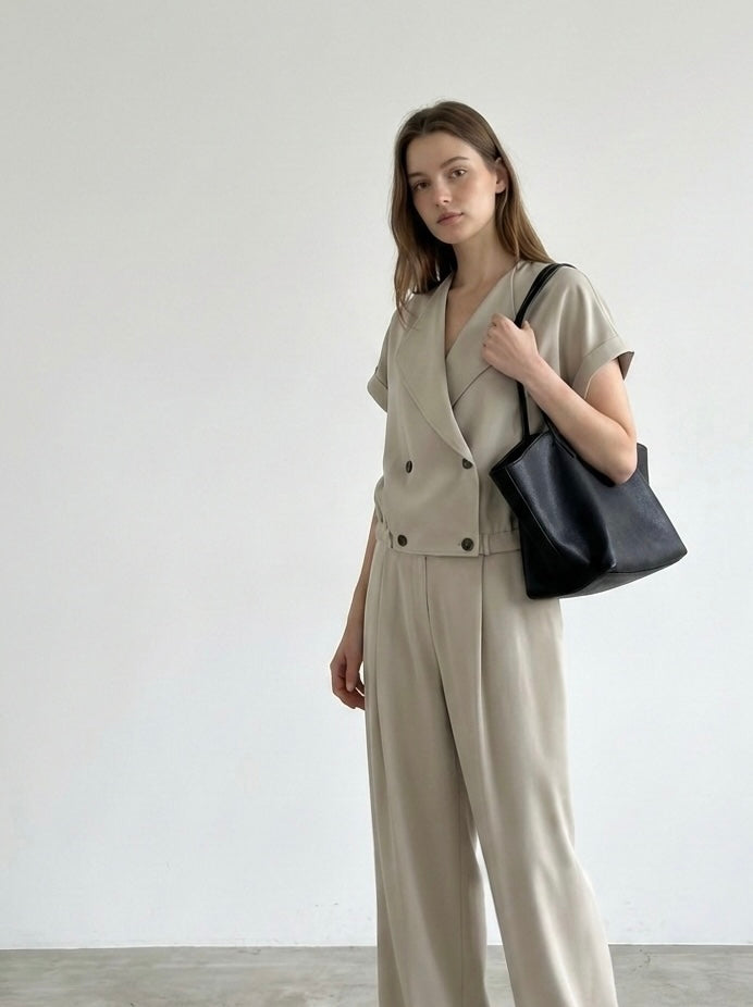 Short Button Up Blazer