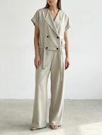 Short Button Up Blazer
