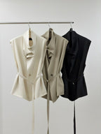 Thin Layer Blazer Vest