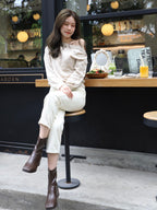 Cashmere Button Up Sweater