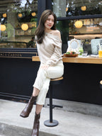 Cashmere Button Up Sweater