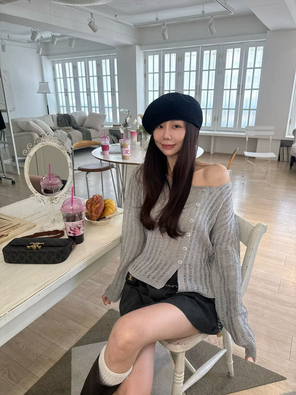 Knitted Button Top