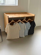 Striped Knitted T Top
