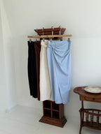 Linen Knot Maxi Skirt