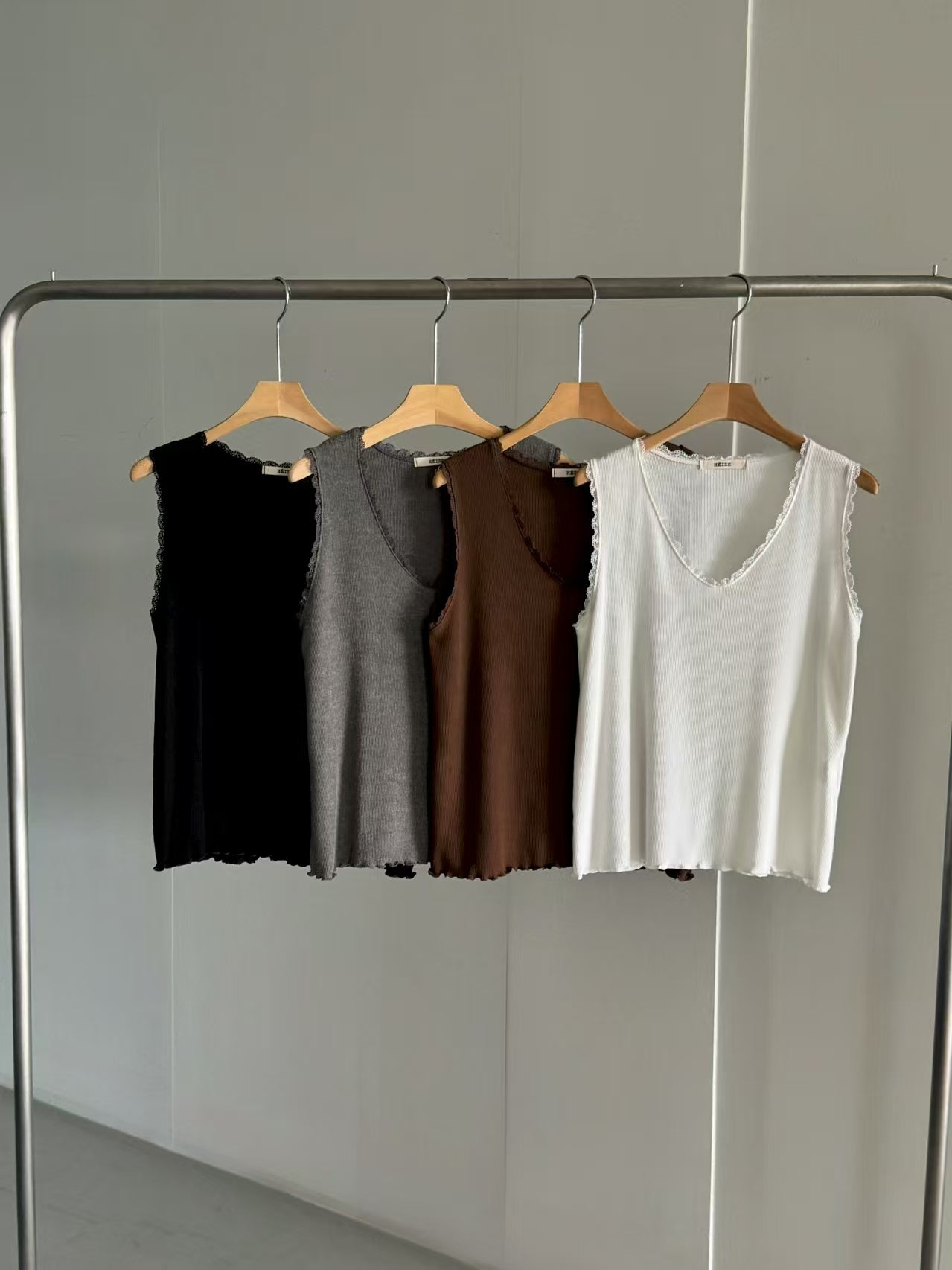 Lace Cotton Tank Top