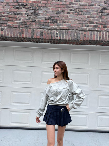 Sliver Button Skirt Shorts