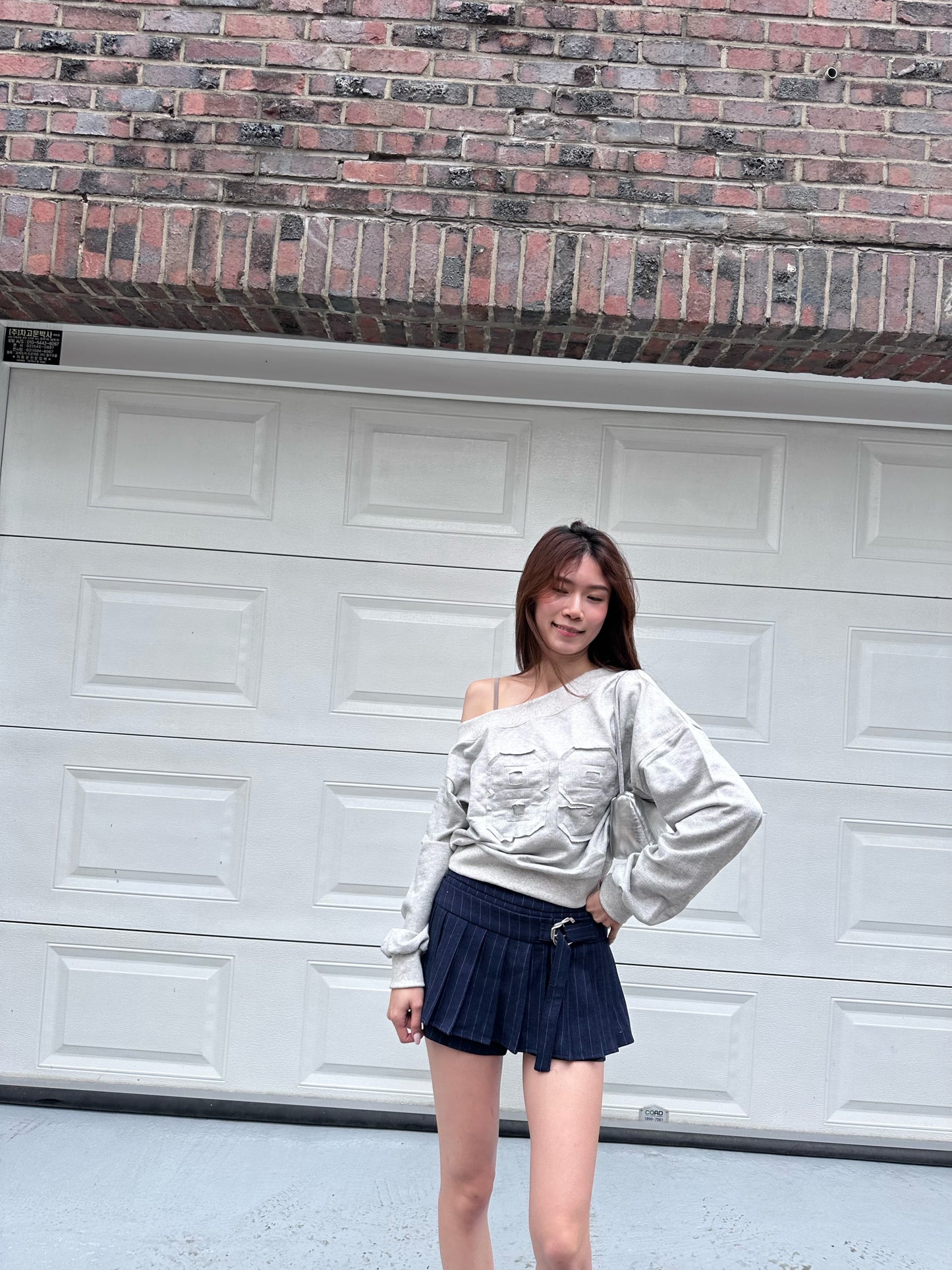 Sliver Button Skirt Shorts