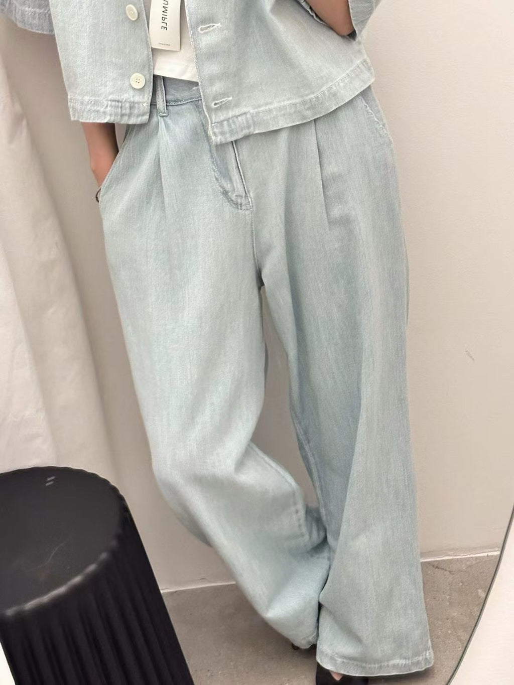 Two Pockets Denim Jeans
