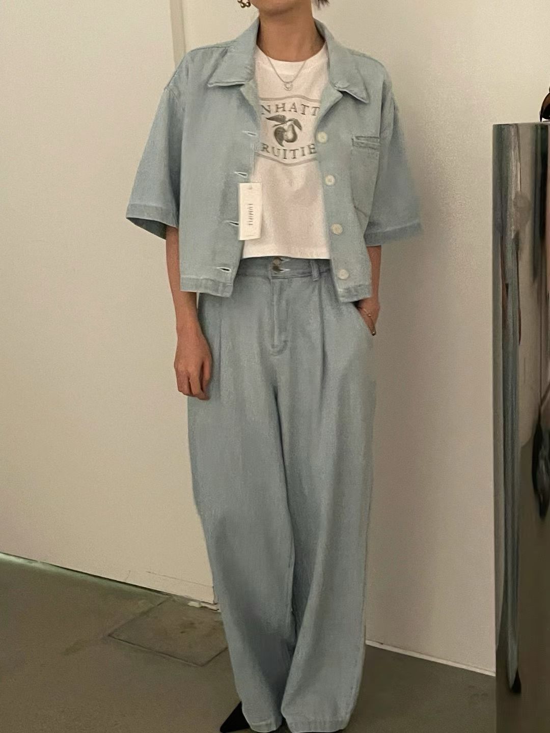 Two Pockets Denim Jeans