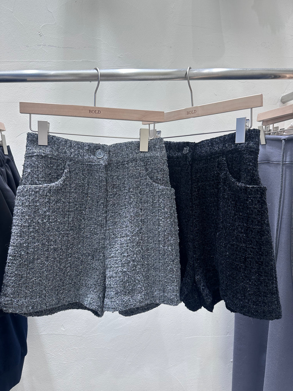Winter Tweed Shorts