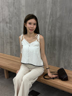 Tied Shoulder Lined Tank Top