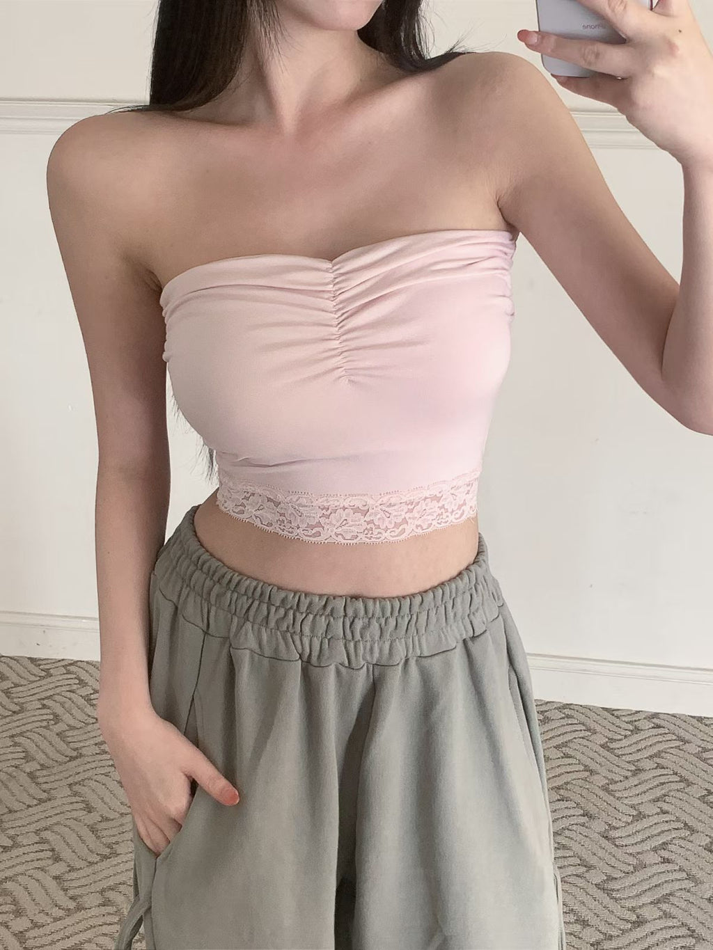 Lace Bra Top with Pads