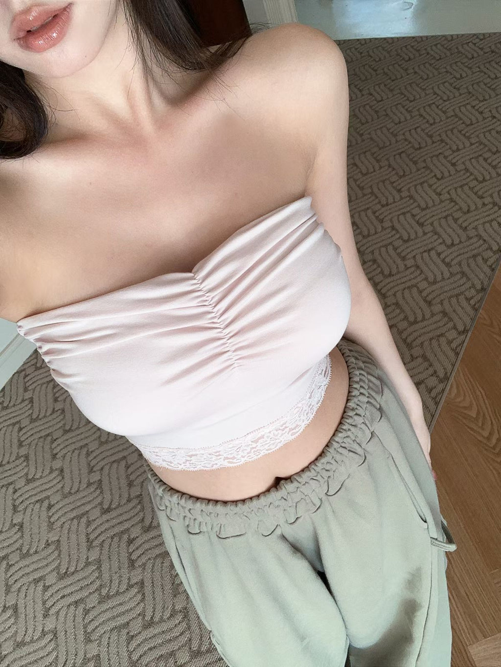 Lace Bra Top with Pads