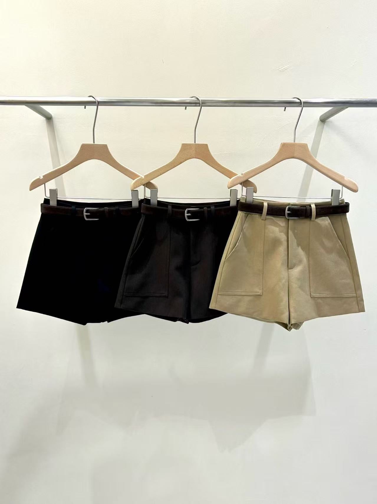 Office Shorts With belt