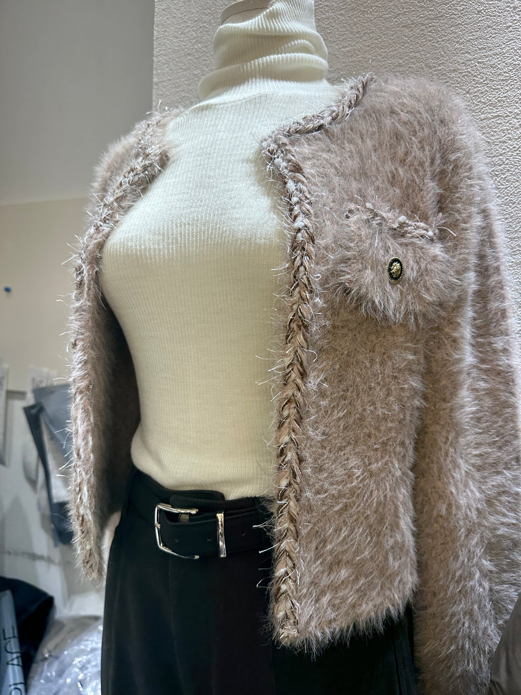 Fancy Tweed Cardigan