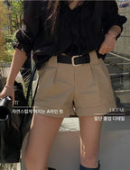 Summer Button Shorts (without belt)