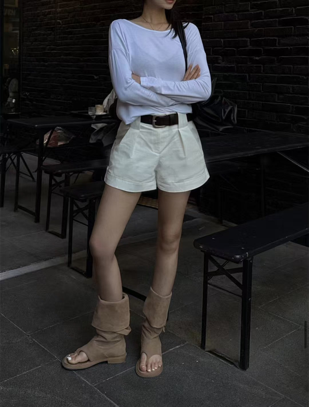 Summer Button Shorts (without belt)
