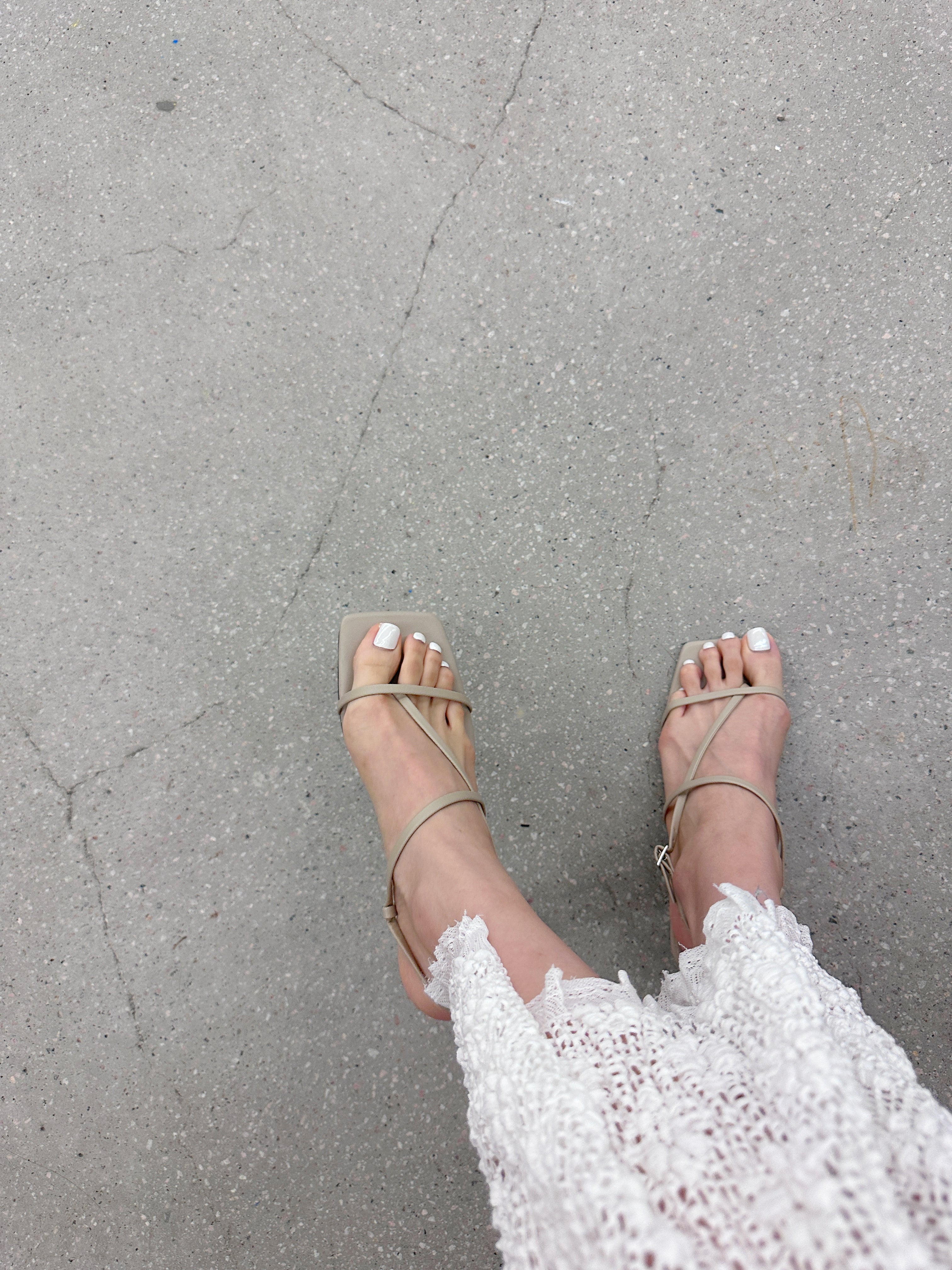 Cross Lined Heels