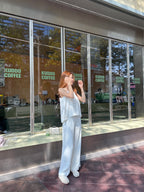 Chiffon Office Tank & Pants Set