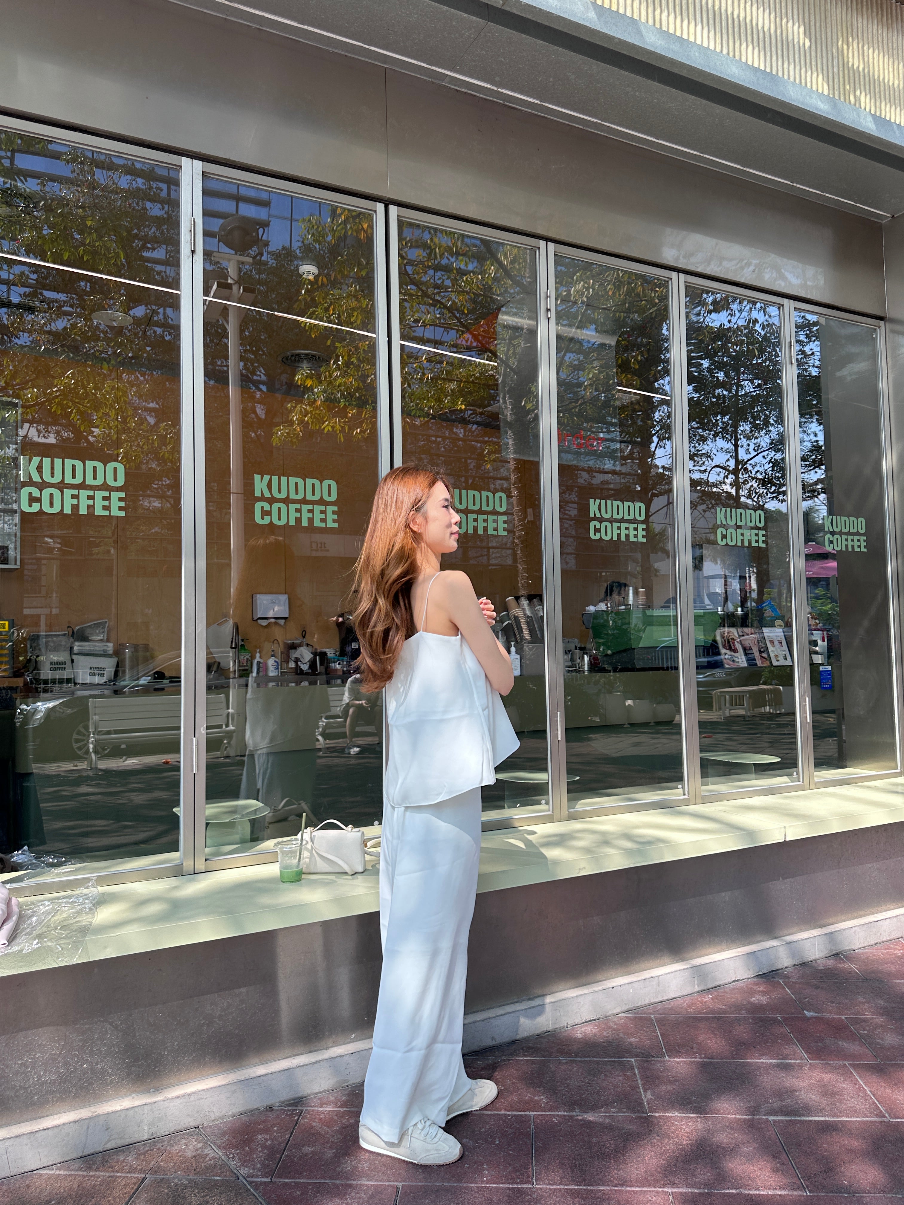 Chiffon Office Tank & Pants Set