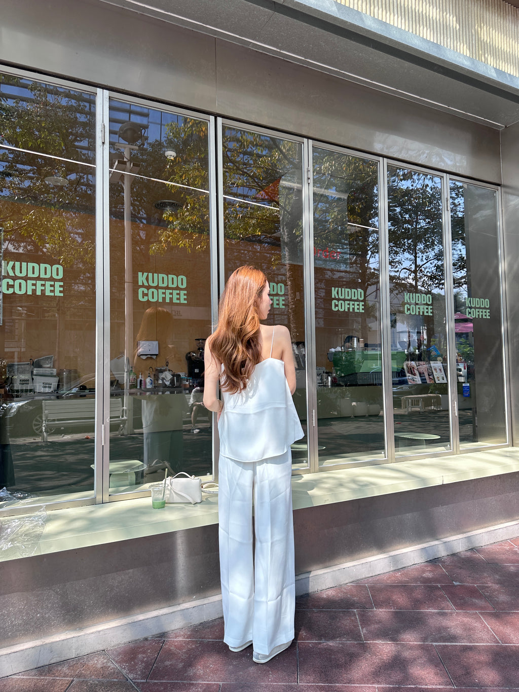 Chiffon Office Tank & Pants Set