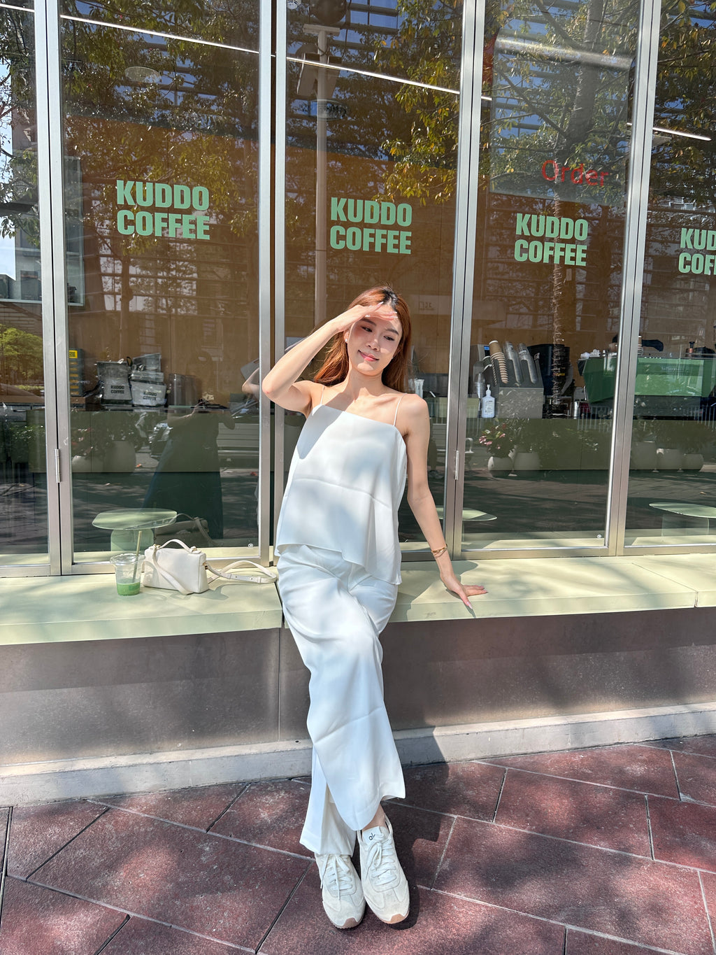 Chiffon Office Tank & Pants Set