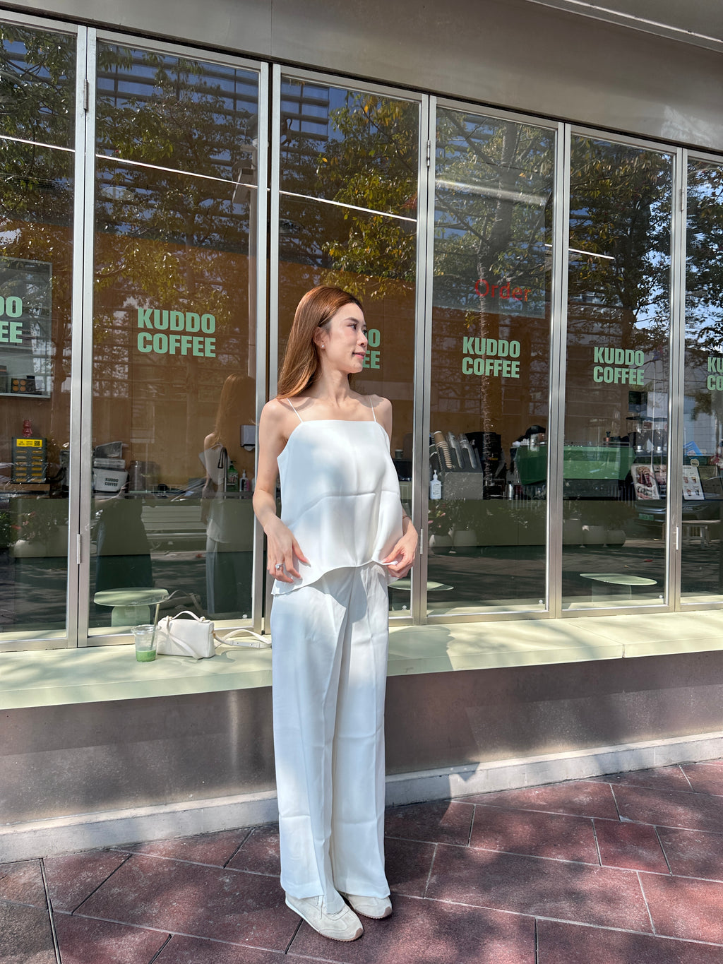 Chiffon Office Tank & Pants Set