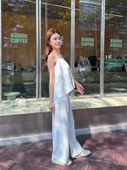 Chiffon Office Tank & Pants Set