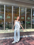 Chiffon Office Tank & Pants Set