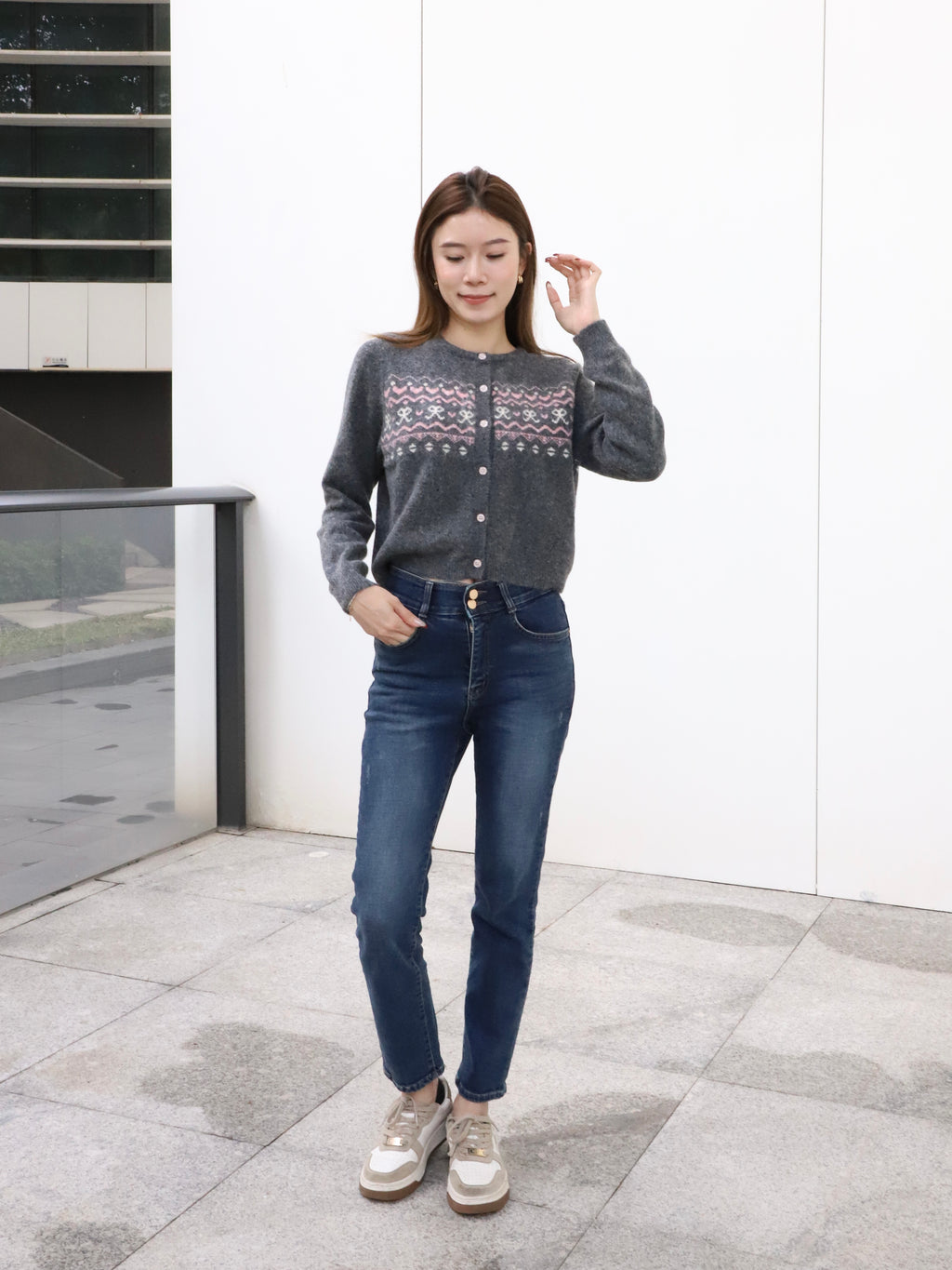 Christmasy Ribbon Cardigan