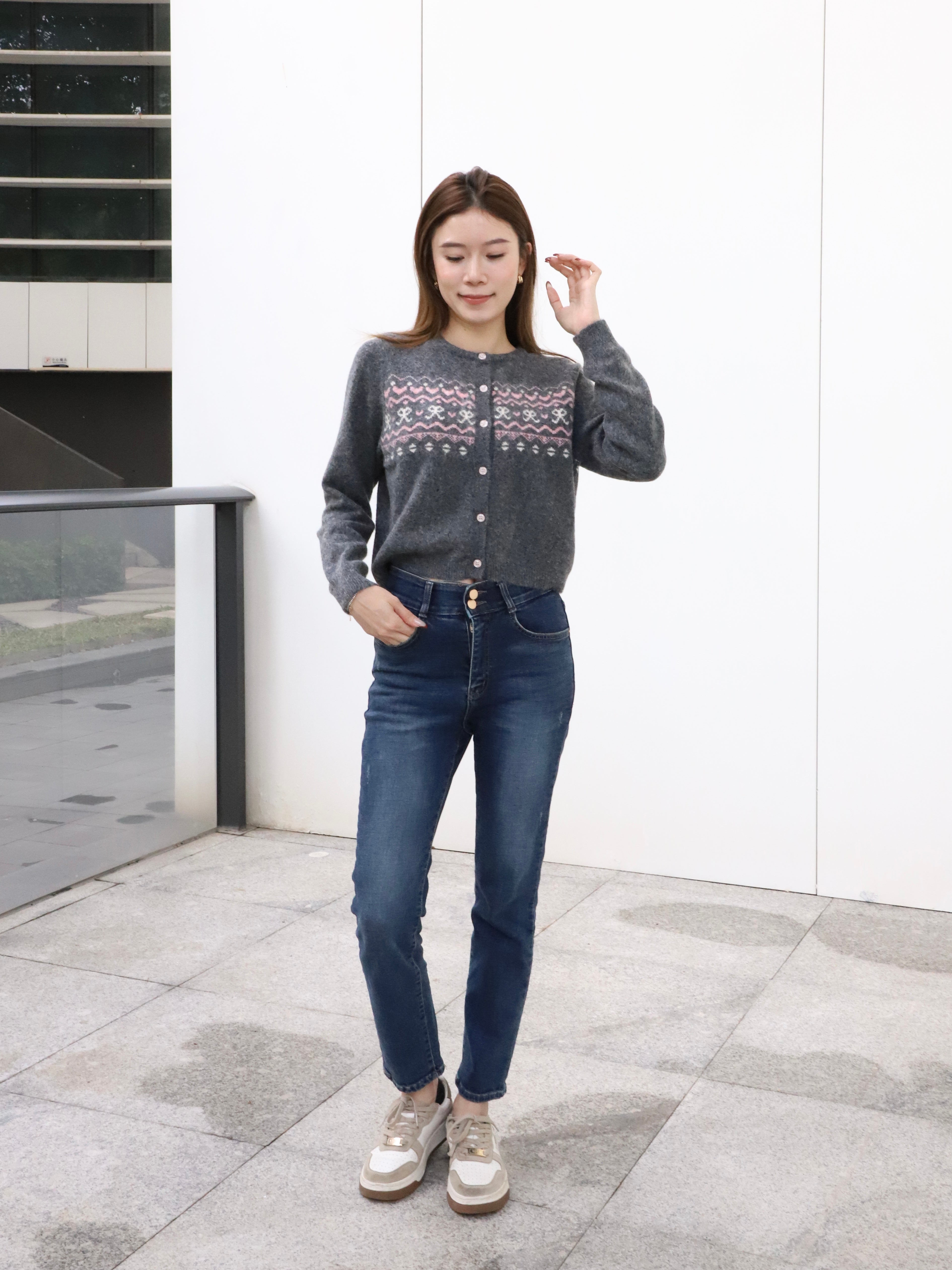 Christmasy Ribbon Cardigan