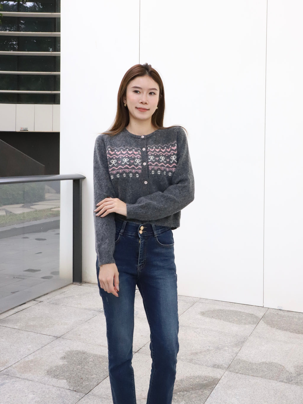 Christmasy Ribbon Cardigan