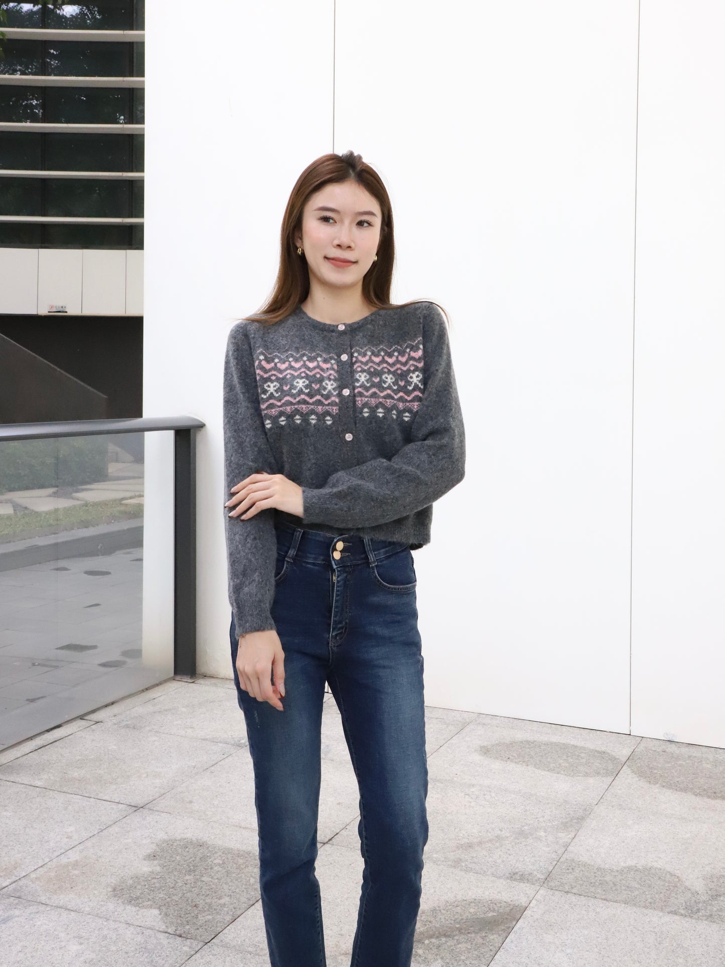 Christmasy Ribbon Cardigan