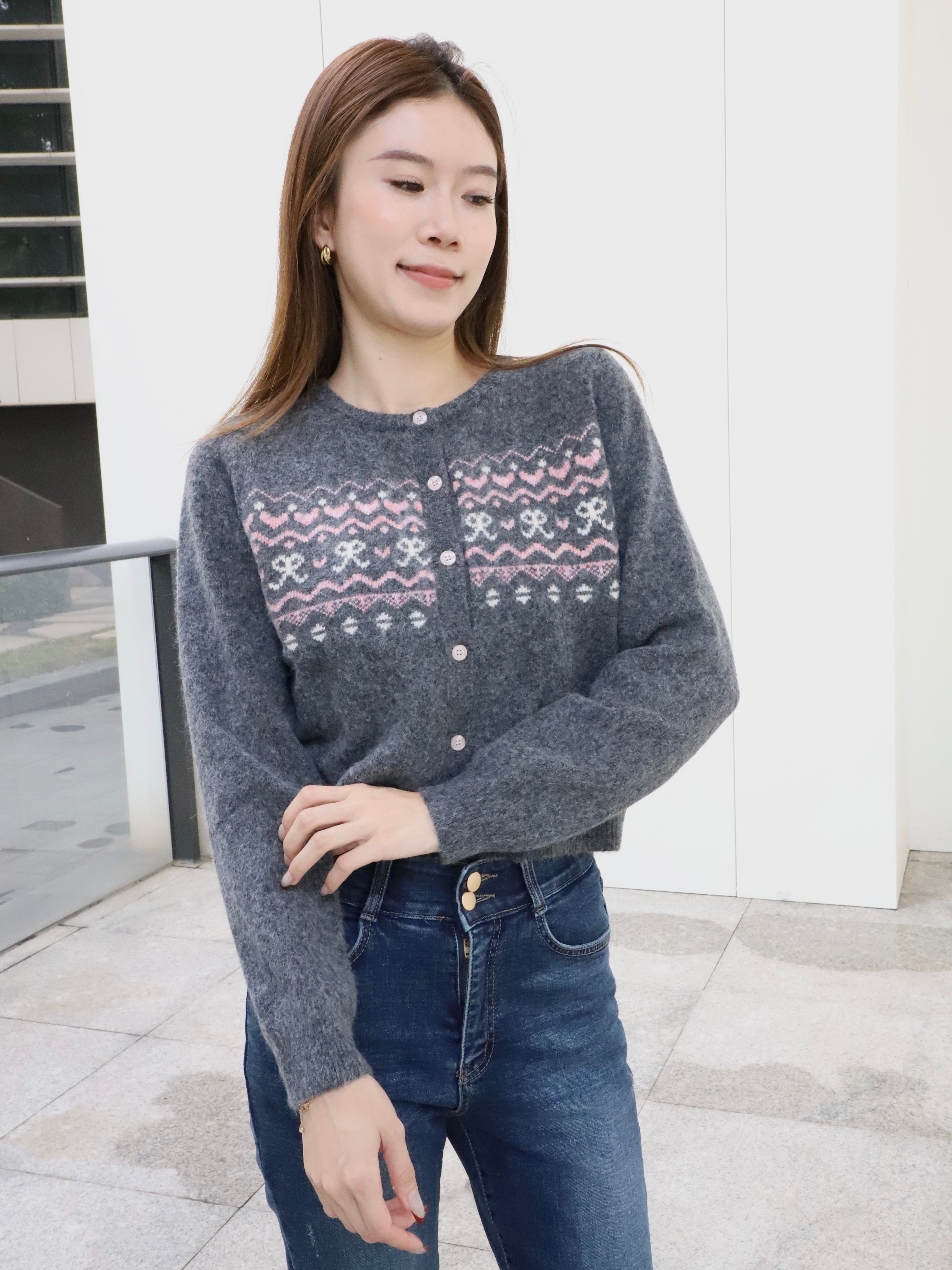 Christmasy Ribbon Cardigan