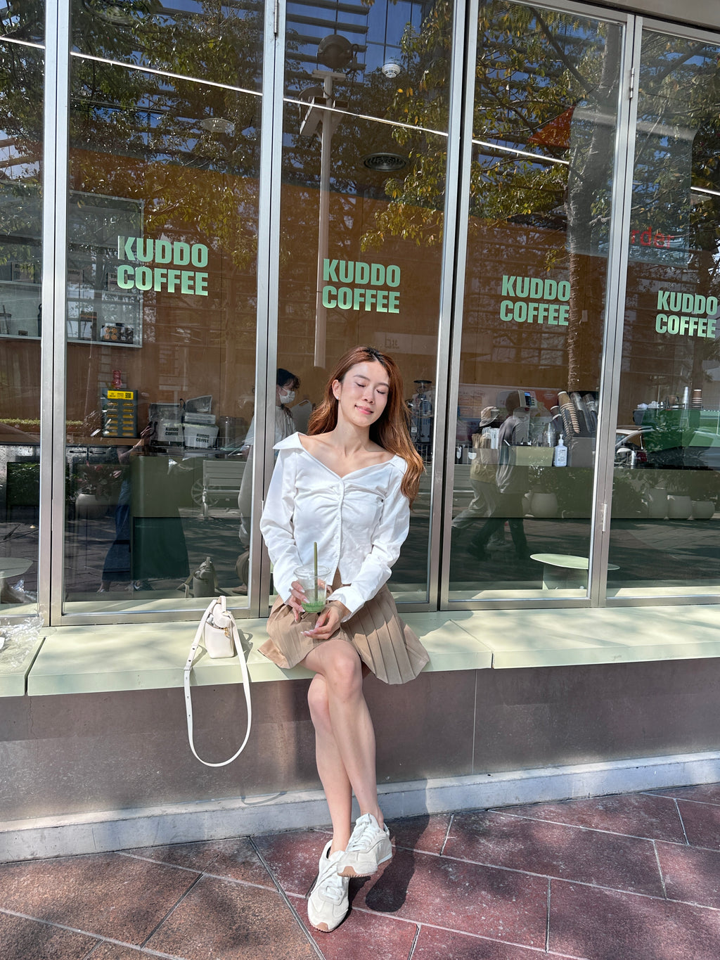 Tied Fit Off Shoulder Shirt