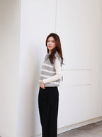 Striped Knitted Vest