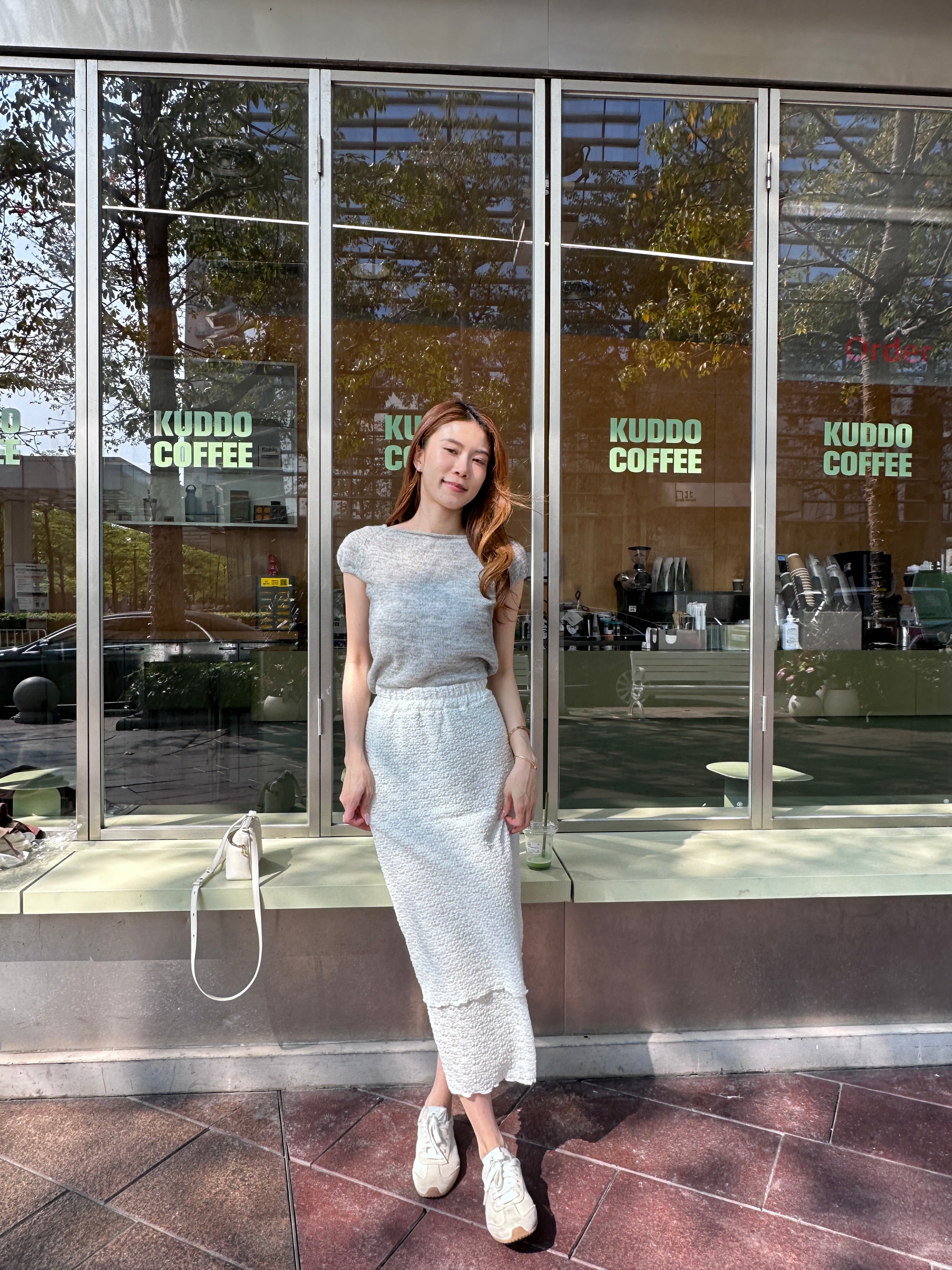 Knitted Thin Short Sleeves Top