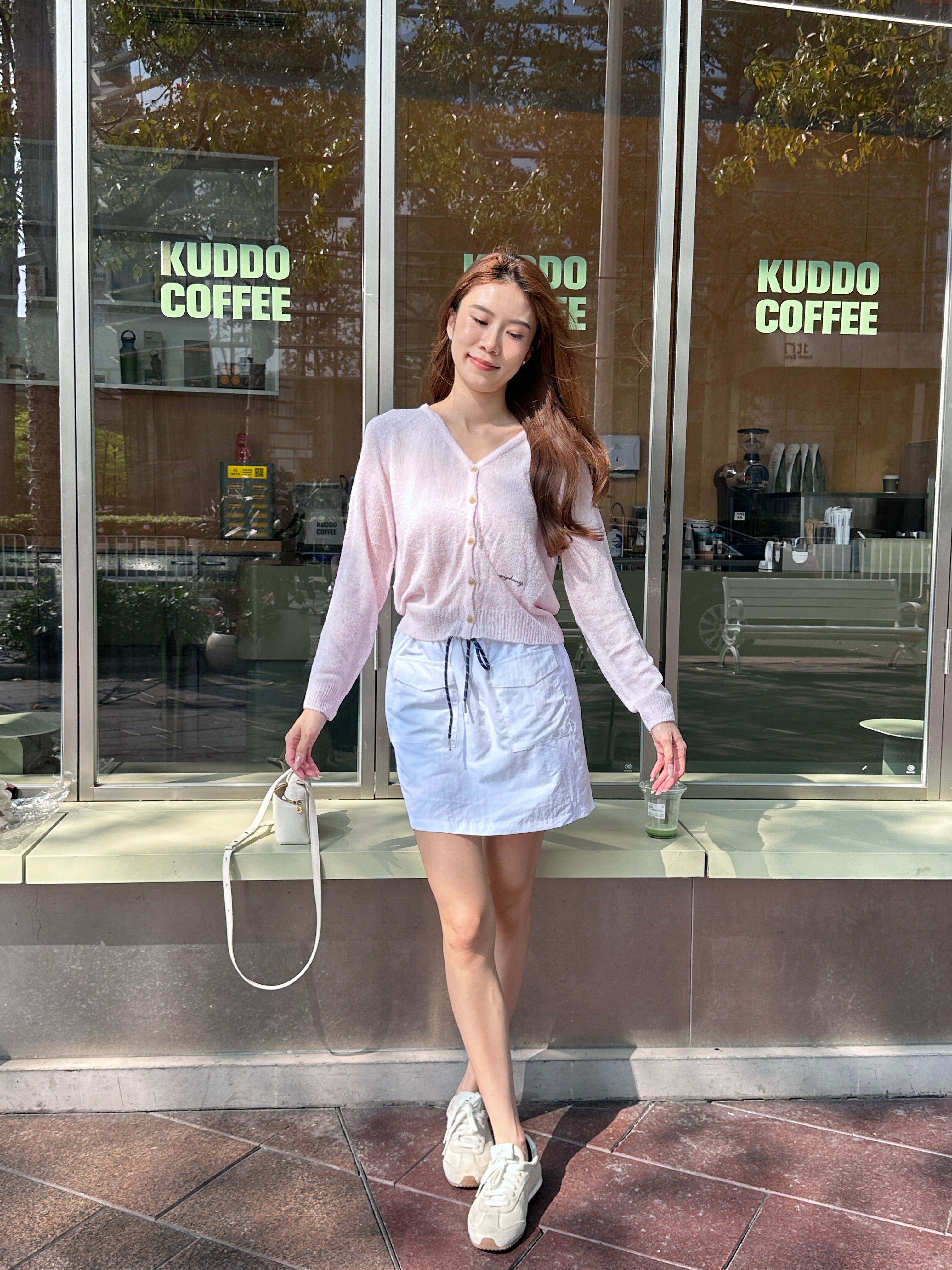 Mix Tied Cargo Skirt