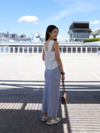 Cotton all button Skirt