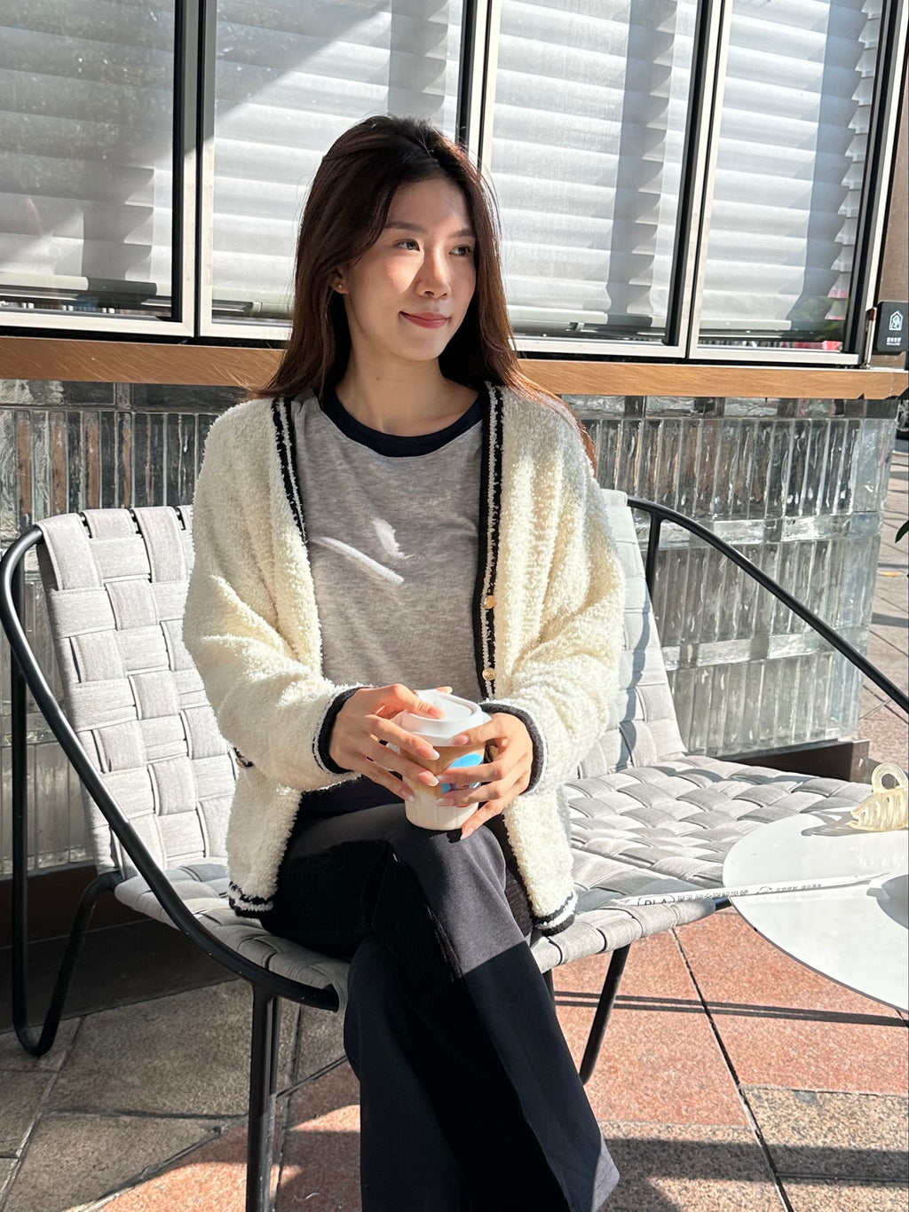 Tweed Oversized Wool Jacket