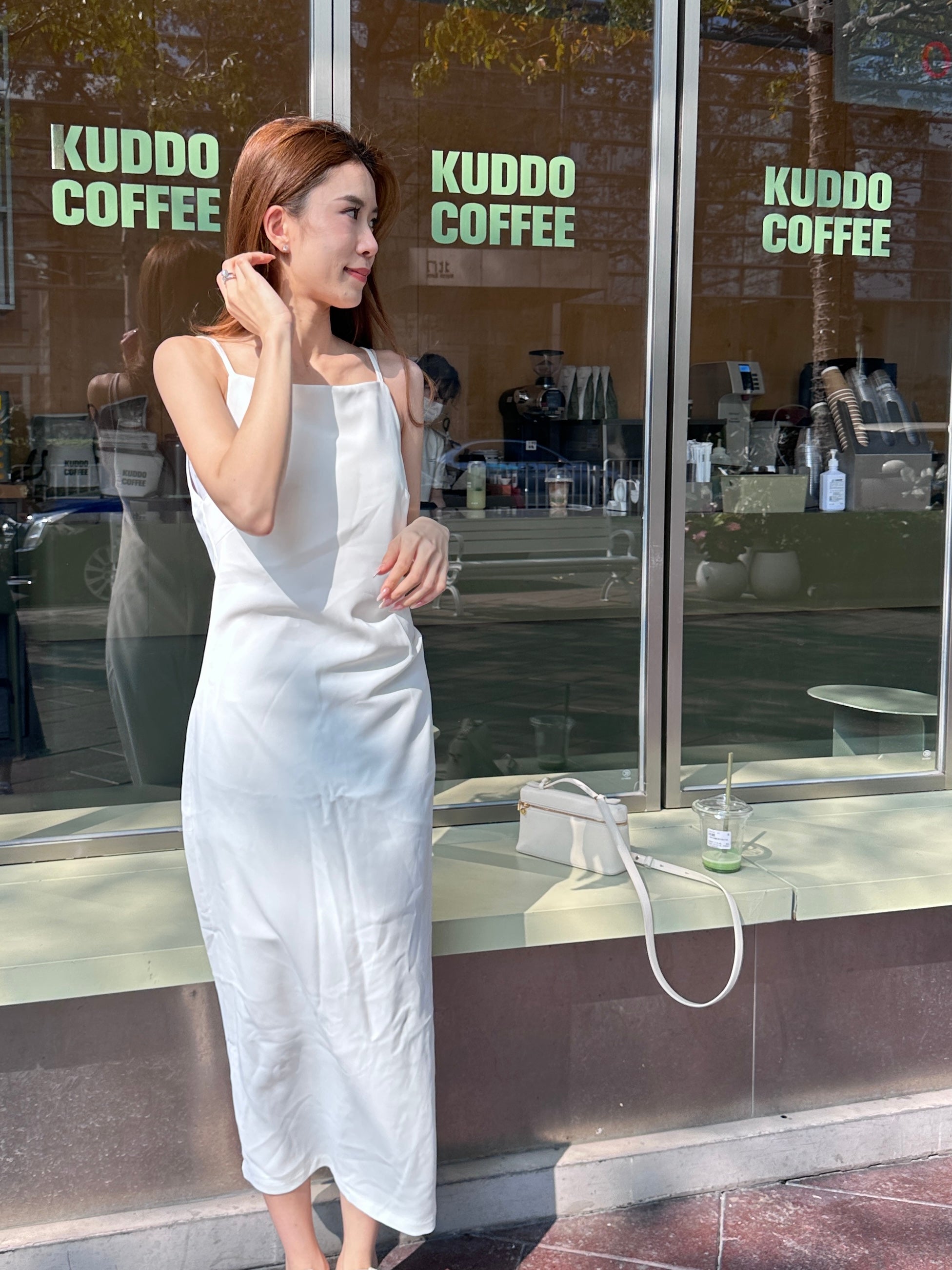 Chiffon Swift Slit Maxi Skirt