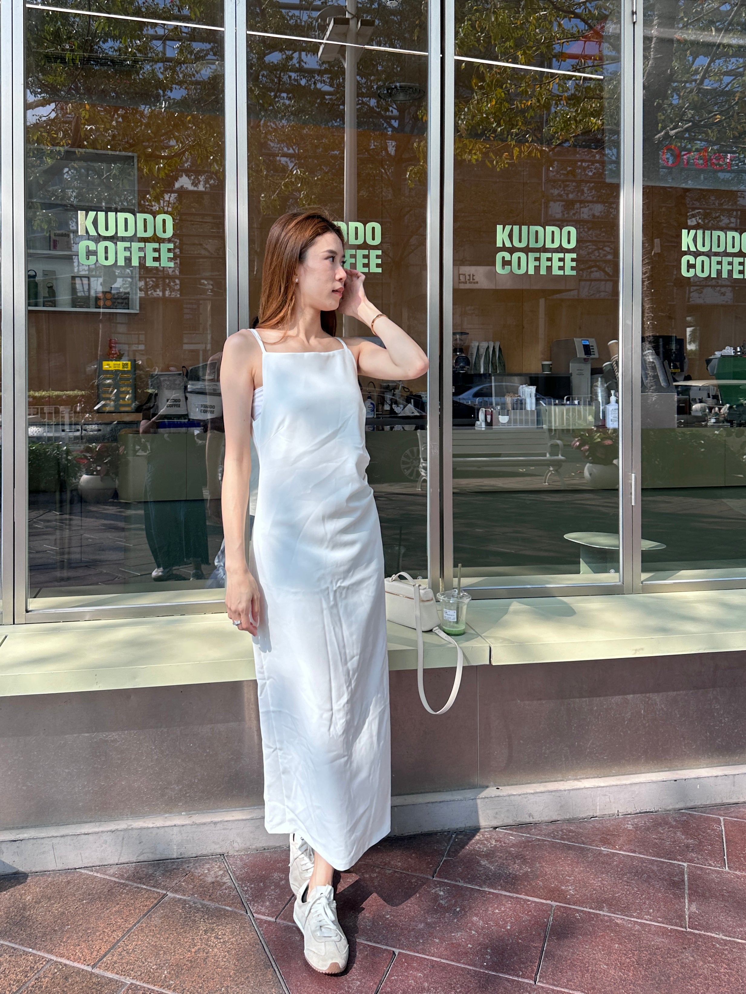 Chiffon Swift Slit Maxi Skirt